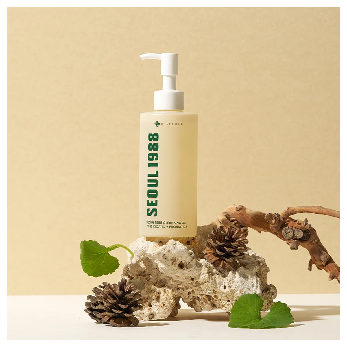 K-Secret Seoul 1988 Pine Cica 1% + Probiotics Cleansing Oil 200ml