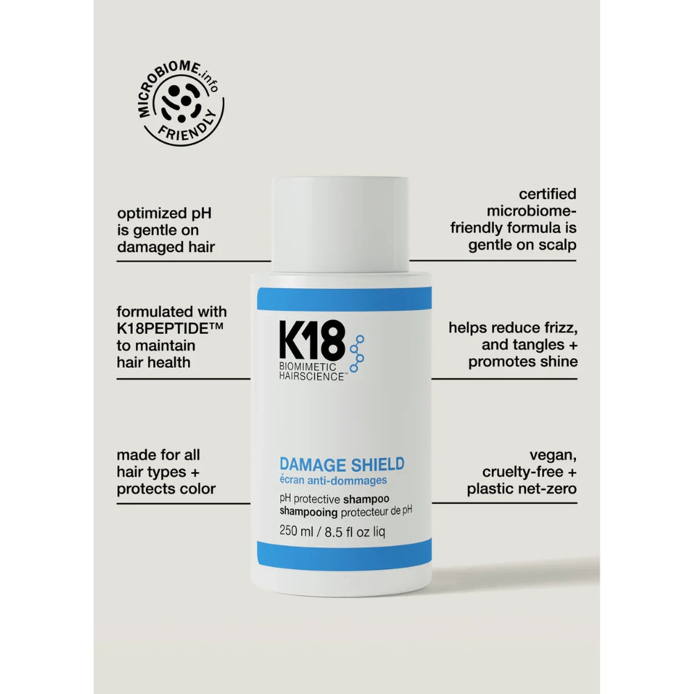 K18 Damage Shield pH Protective Shampoo 250ml