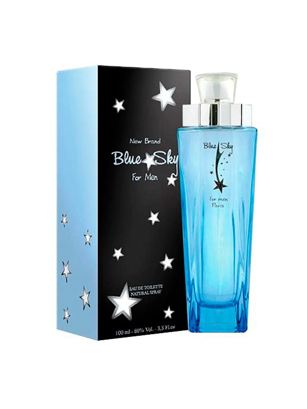 New Brand Blue Sky For Men Eau de Toilette 100ml Spray