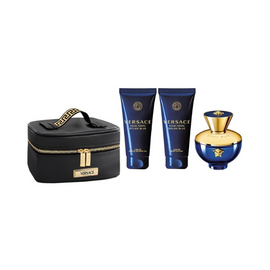 Versace Pour Femme Dylan Blue Gift Set 100ml EDP + 5ml EDP + 100ml Shower Gel + 100ml Body Lotion