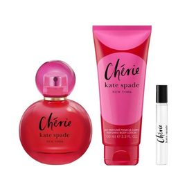 Kate Spade Chérie Gift Set 100ml EDP + 7.5ml EDP + 100ml Body Lotion