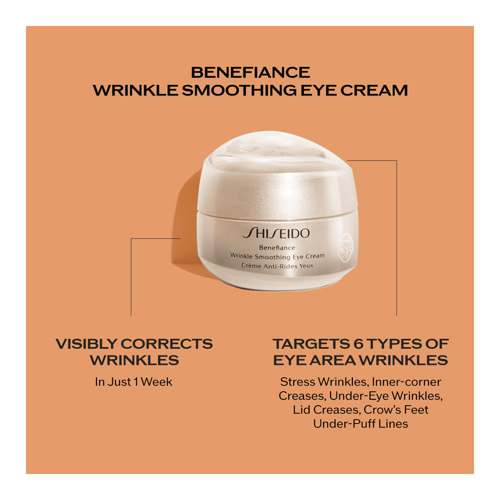 Shiseido Benefiance Wrinkle Smoothing Eye Cream 15ml