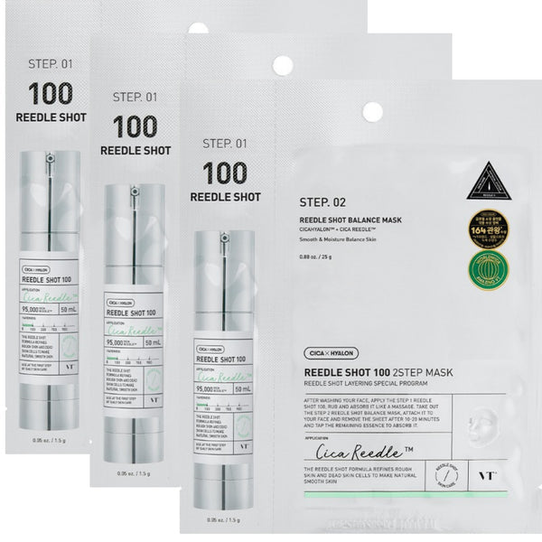 VT Cosmetics Reedle Shot 100 2-Step Face Mask - 1 Face Mask (25g)