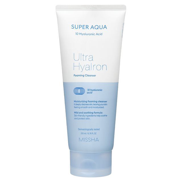 Missha Super Aqua Ultra Hyalron Foaming Cleanser 200ml