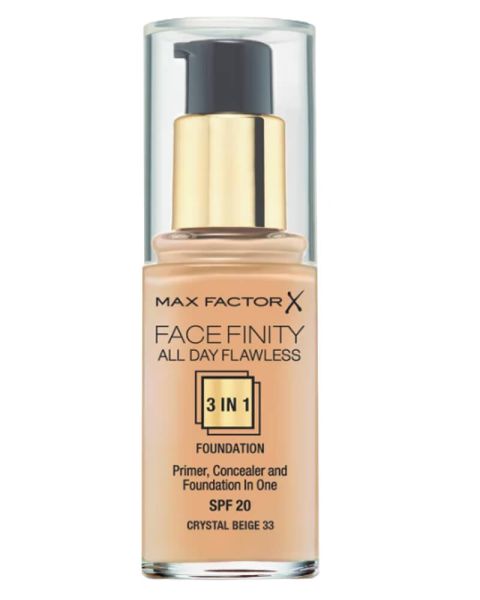 Max Factor Facefinity All Day Flawless 3 in 1 Foundation 30ml - 33 Crystal Beige