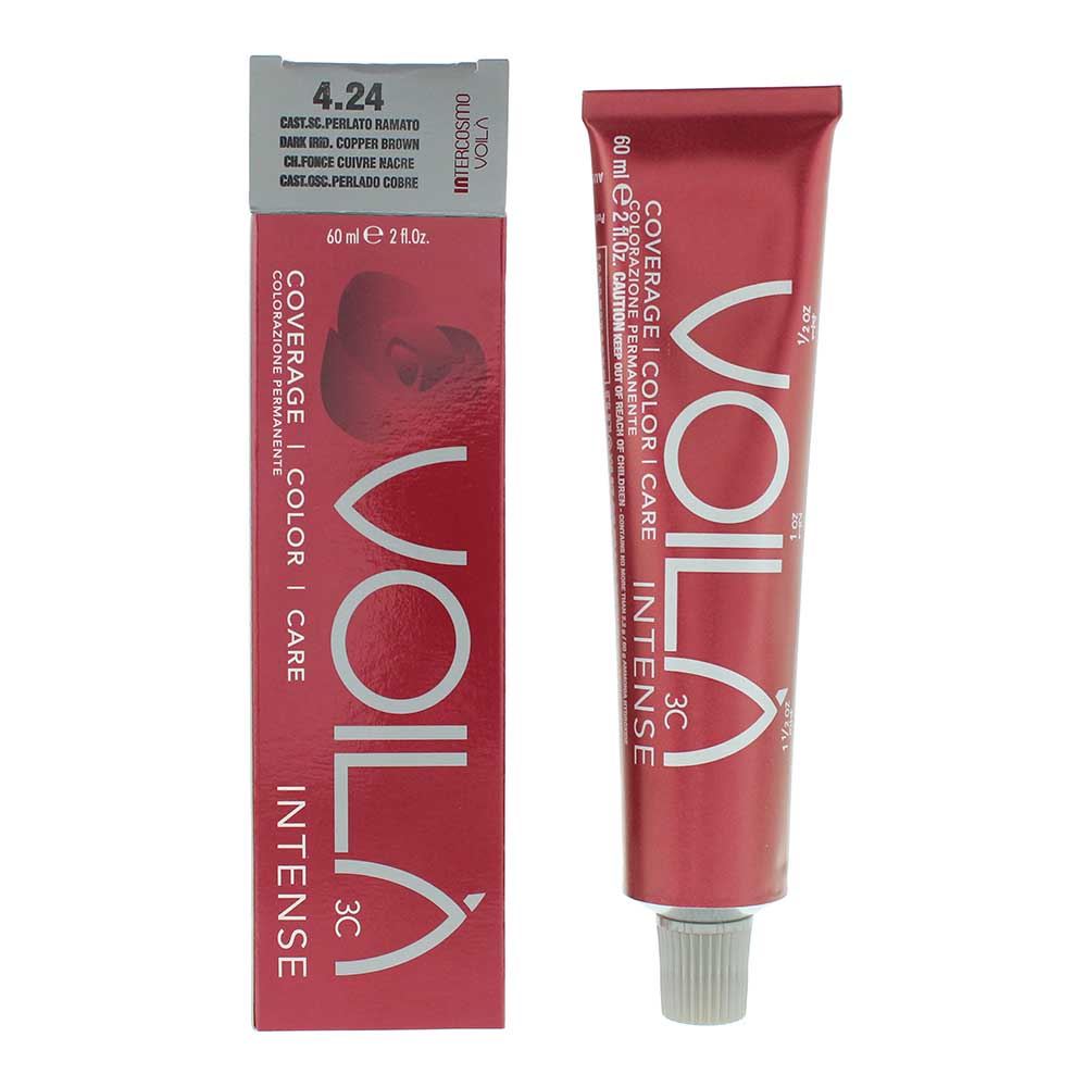 Intercosmo Voilà 3C Intense 60ml - 4.24 Dark Irdi Copper Brown