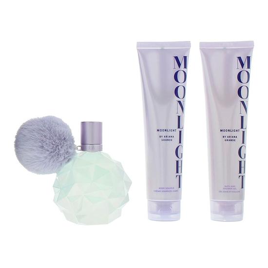 Ariana Grande Moonlight Gift Set 100ml EDP + 100ml Shower Gel + 100ml Body Lotion
