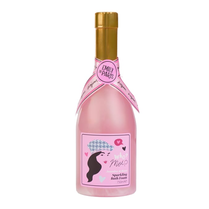 Emily In Paris Champagne Bottle Bubble Bath 750ml