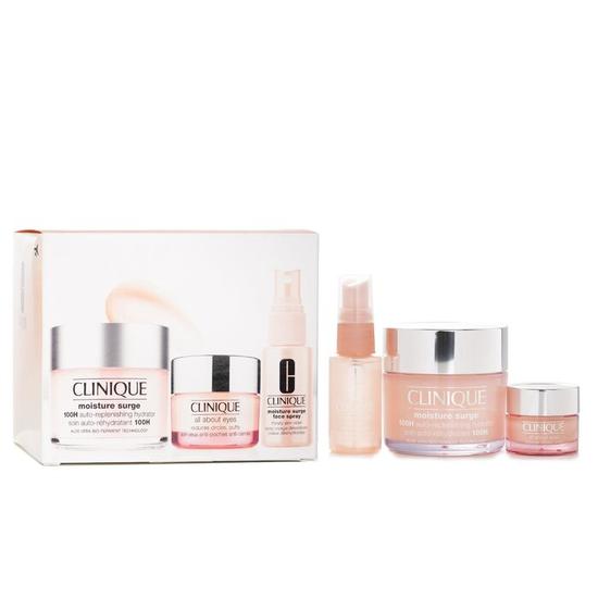Clinique Ultra Hydration Moisture Surge Gift Set 30ml Moisture Surge Spray + 15ml All About Eyes + 125ml Moisture Surge 72H Auto Replenishing Hydrator