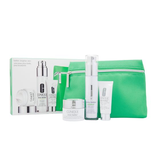 Clinique Even Better Gift Set 30ml Perfecting Serum + 30ml Moisturizing Gel Cream + 30ml Exfoliating Jelly
