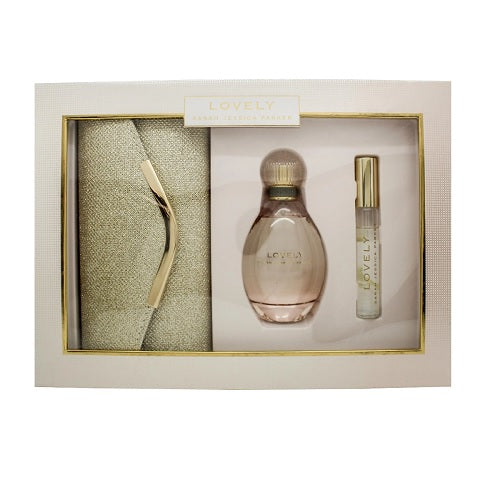 Sarah Jessica Parker Lovely Gift Set 10ml Lovely Sheer EDP + 10ml Born Lovely EDP + 10ml Lovely EDP