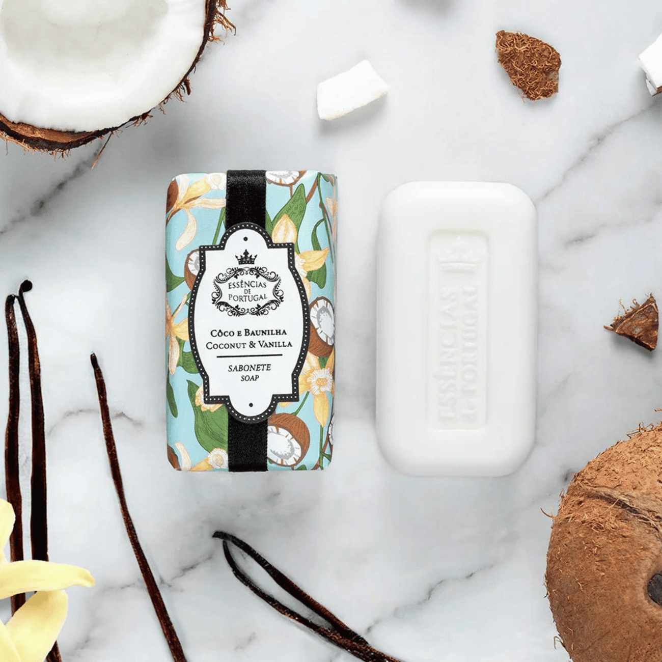 Essências de Portugal Coconut and Vanilla Soap 150g
