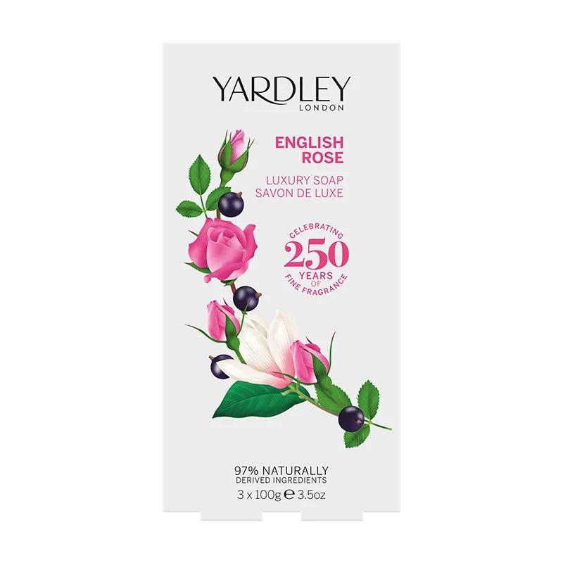 Yardley English Rose Soap 3x 100g
