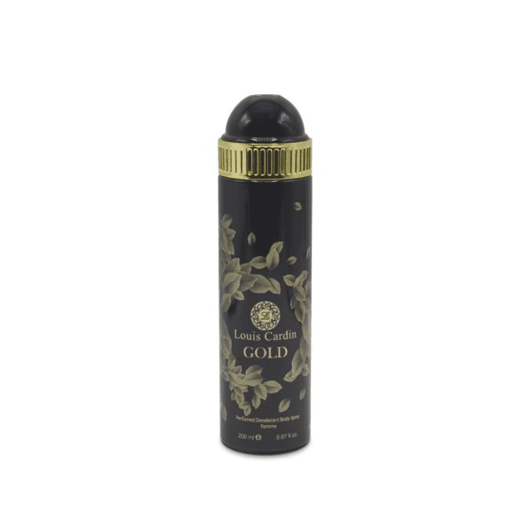 Louis Cardin Gold Perfumed Deodorant Spray 200ml