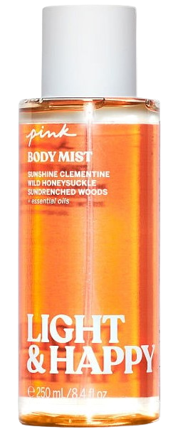 Victoria's Secret Pink Light & Happy Body Mist 250ml