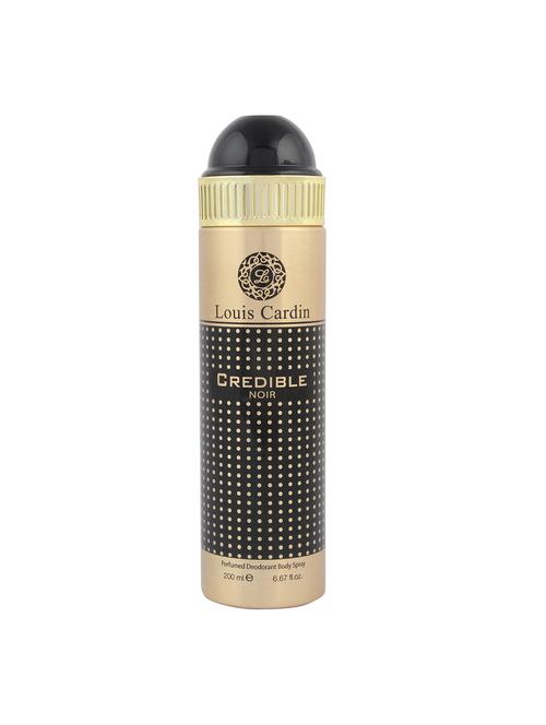 Louis Cardin Credible Noir Perfumed Deodorant Body Spray 200ml