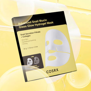 Cosrx Advanced Snail Mucin Glass Glow Hydrogel Face Mask 34g
