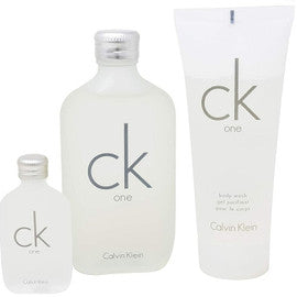 Calvin Klein CK One Gift Set 100ml EDT + 100ml Body Wash + 15ml EDT