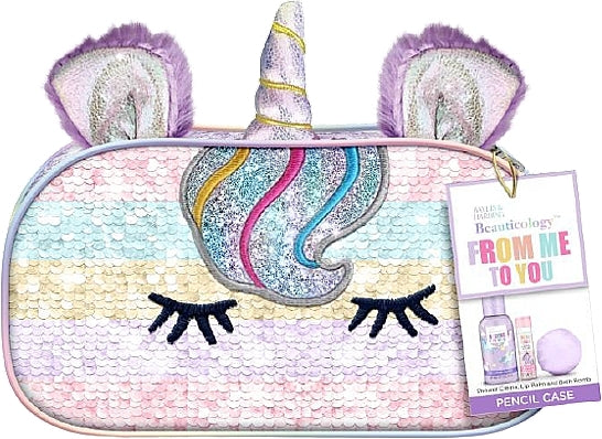 Baylis & Harding Beauticology From Me To You Unicorn Gift Set 1x Pencil Case + 60ml Shower Cream + 45g Bath Bomb + 5g Lip Balm