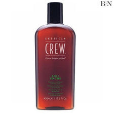 American Crew Tea Tree 3-in-1 Shampoo, Conditioner & Body Wash 450ml