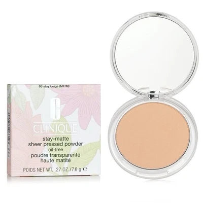 Clinique Stay-Matte Sheer Pressed Powder Oil-Free 7.6g - Honey