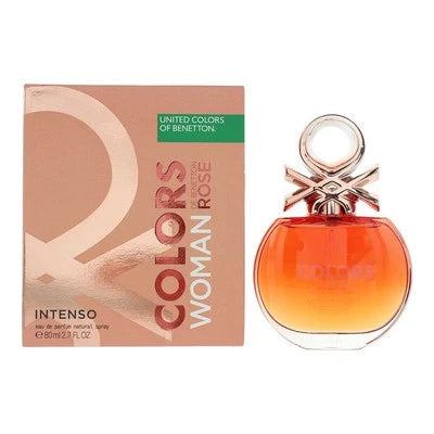 Benetton Colours De Benetton Woman Rose Intenso Eau De Parfum 80ml Spray