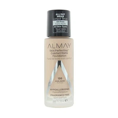 Almay Skin Perfecting Comfort Matte Foundation 30ml - 130 Cool Nude