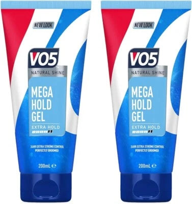 VO5 Natural Shine Mega Hold Gel 200ml - Extra Hold