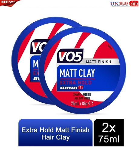 VO5 Matt Finish Extreme Style Matte Clay 75ml - Extra Hold
