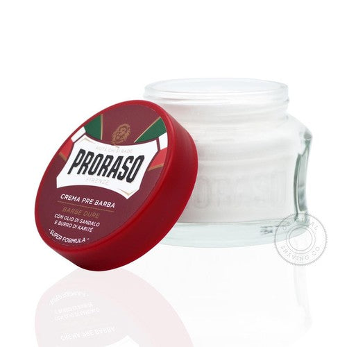 Proraso Red Pre-Shaving Cream with Sandalwood & Shea Butter 100ml