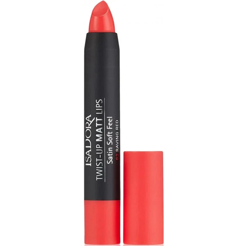 IsaDora Twist-Up Matt Lips Lipstick 3.3g - 62 Raving Red