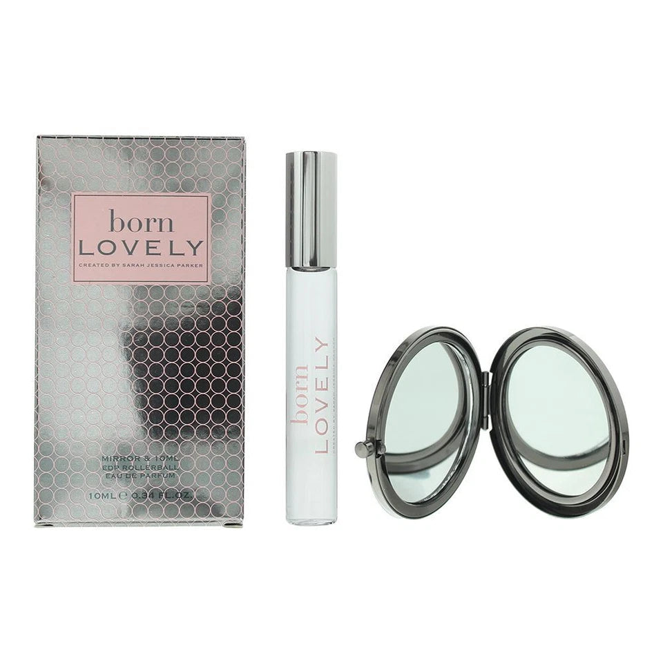 Sarah Jessica Parker Born Lovely Gift Set 10ml EDP Rollerball + Mirror
