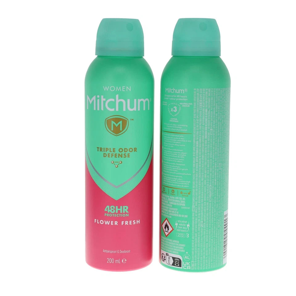 Mitchum Women Flower Fresh Anti-Perspirant & Deodorant Spray 200ml