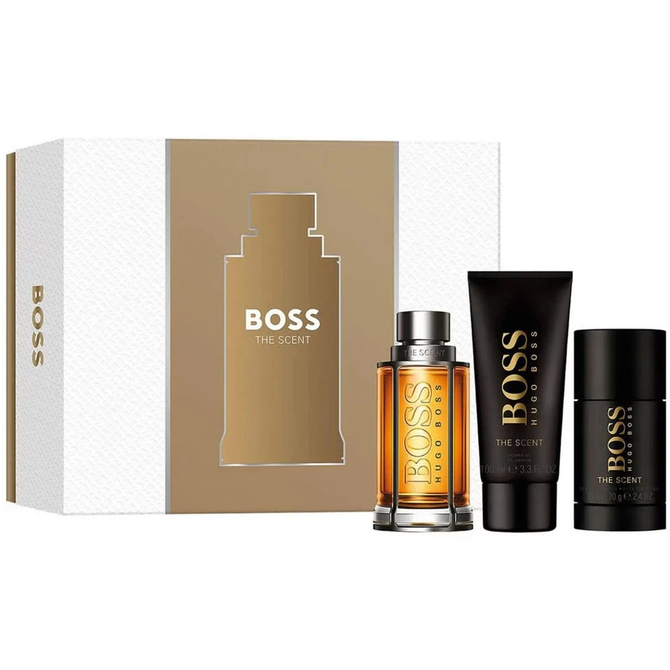 Hugo Boss Boss The Scent Gift Set 100ml EDT + 100ml Shower Gel + 75ml Deodorant Stick