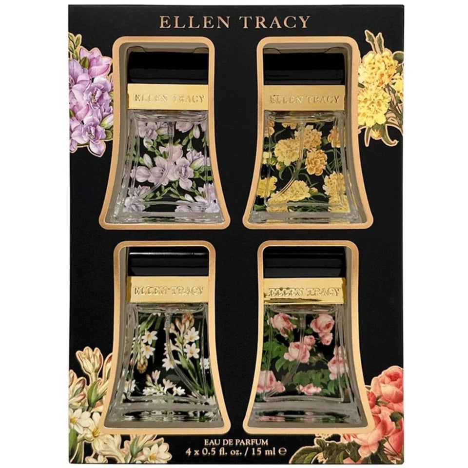 Ellen Tracy Gift Set 15ml Courageous EDP + 15ml Confident EDP + 15ml Radiant EDP + 15ml Inspiring EDP