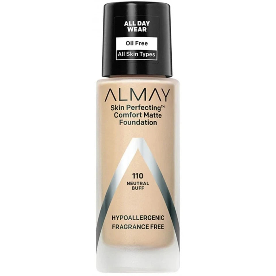 Almay Skin Perfecting Comfort Matte Foundation 30ml - 110 Neutral Buff