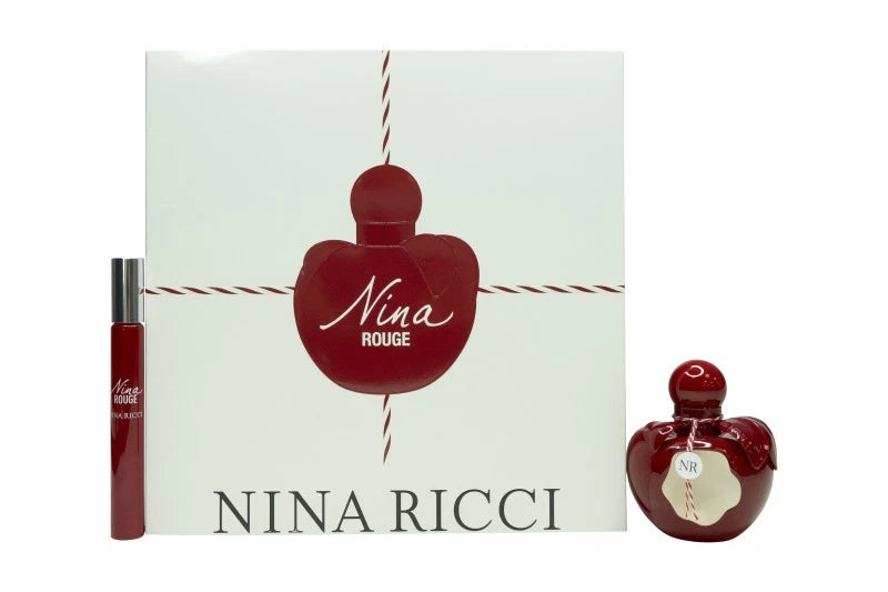Nina Ricci Nina Rouge Gift Set 50ml EDT + 10ml Roll On EDT
