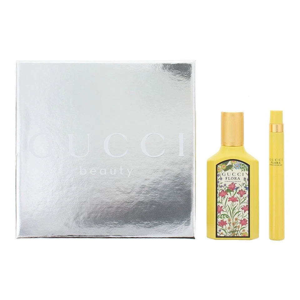 Gucci Flora Gorgeous Orchid Gift Set 50ml EDP + 10ml EDP