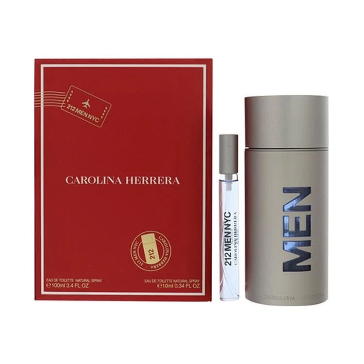 Carolina Herrera 212 NYC Men Gift Set 100ml EDT + 100ml Aftershave Gel