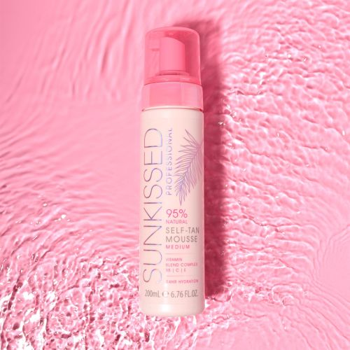 Sunkissed Instant Self Tanning Mousse 200ml Spray - Medium