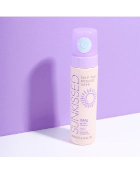 Sunkissed Self Tanning Mousse 200ml - Dark