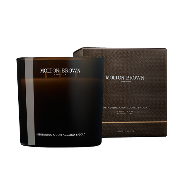 Molton Brown Mesmerising Oudh Accord & Gold 3 Wick Candle 600g