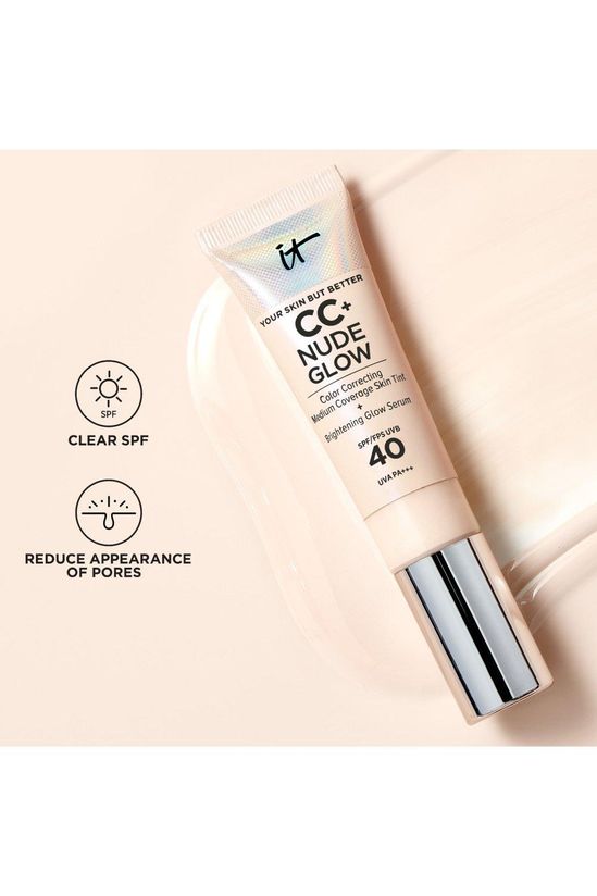 IT Cosmetics Your Skin But Better CC+ Nude Glow Color Correcting Brightening Glow Serum SPF40 32ml - Deep Mocha